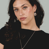 Collana lunga tondo raggi