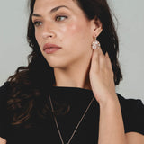 Orecchini tondo raggi