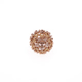 Anello pallina fiorellini