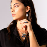 Unregelmäßige Stabohrringe