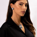 Orecchini tondo bolle