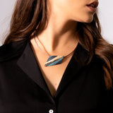 Collana rombo rigato