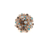 Anello tondo pallini