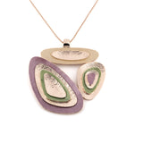 Long triangle necklace