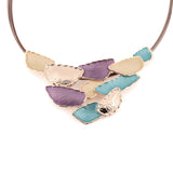 Irregular trapezoid necklace 