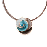 Golden flower necklace