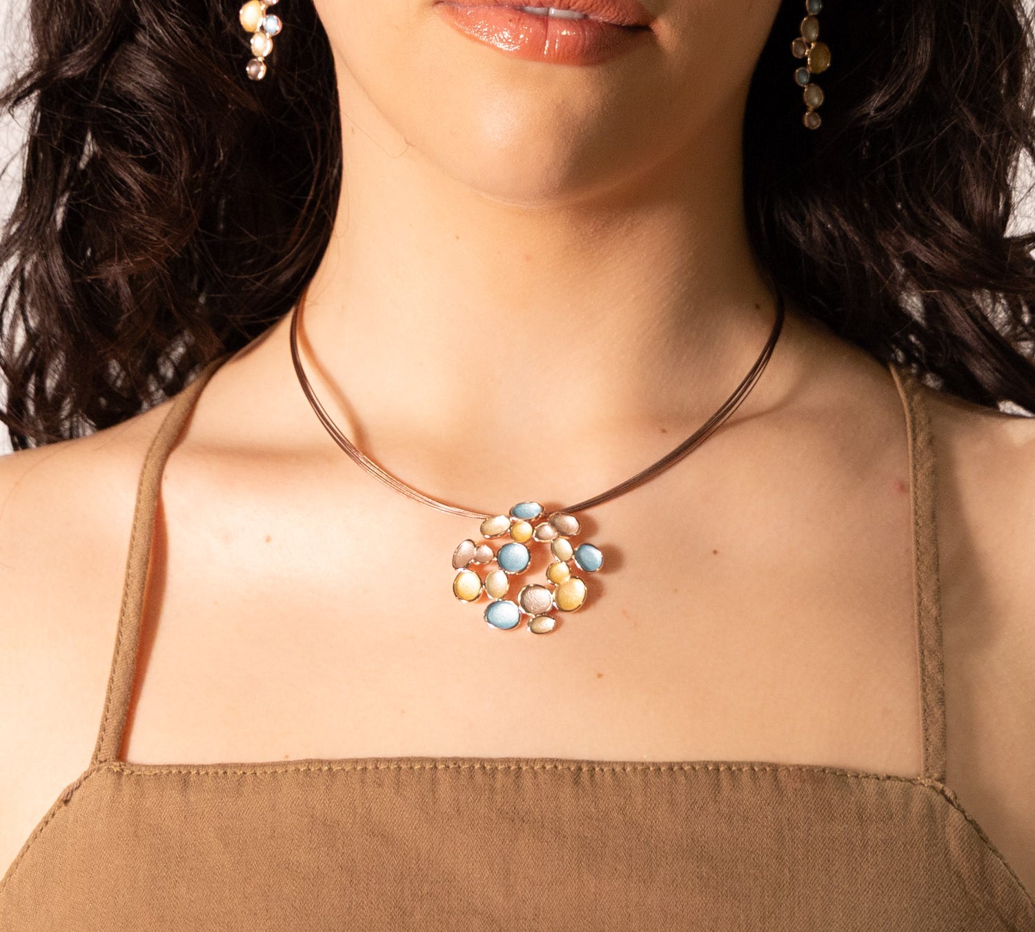 Collana grappolo tondo