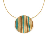Collana tondo rigato