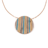 Collana tondo rigato