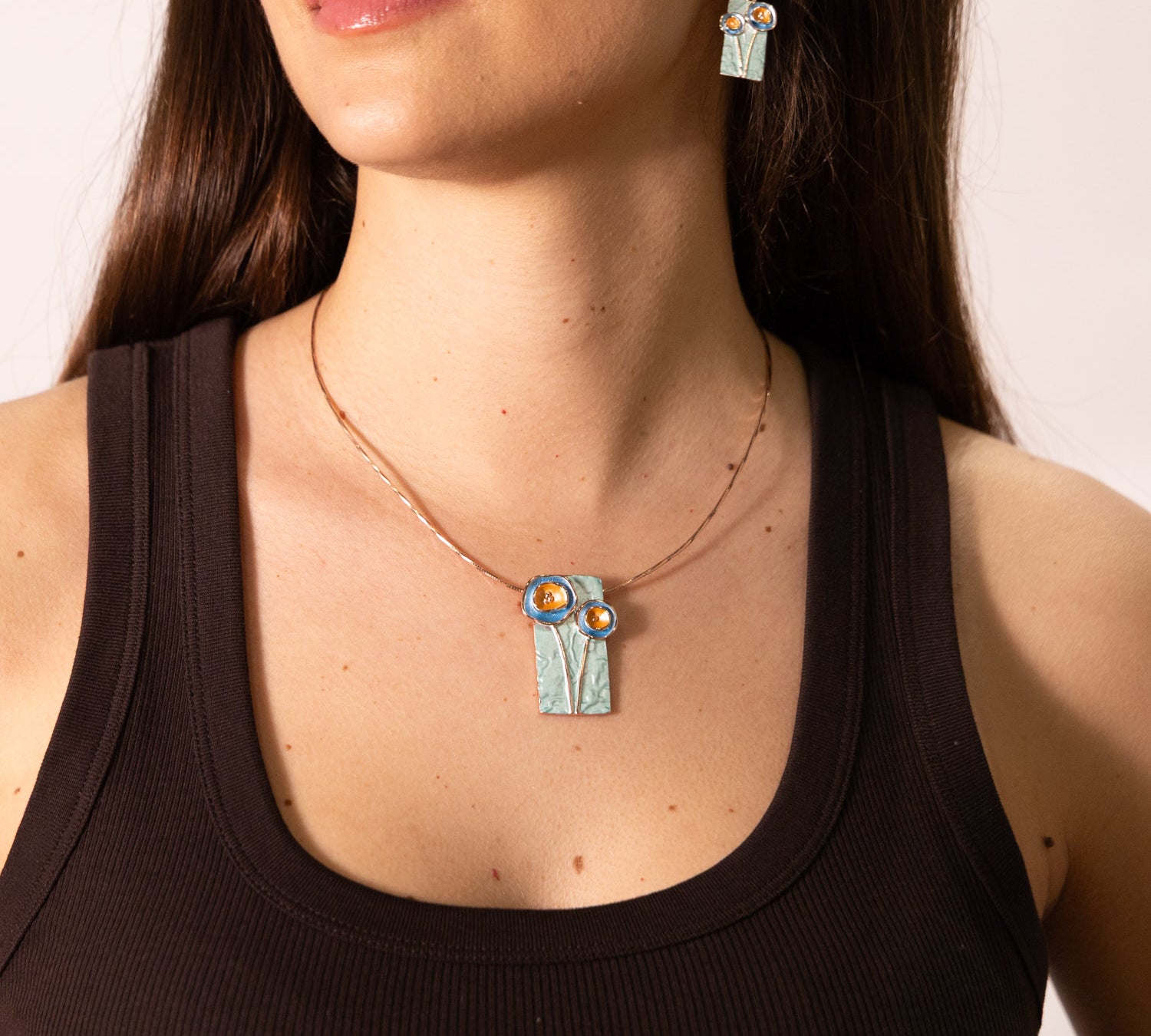 Collana due fiori