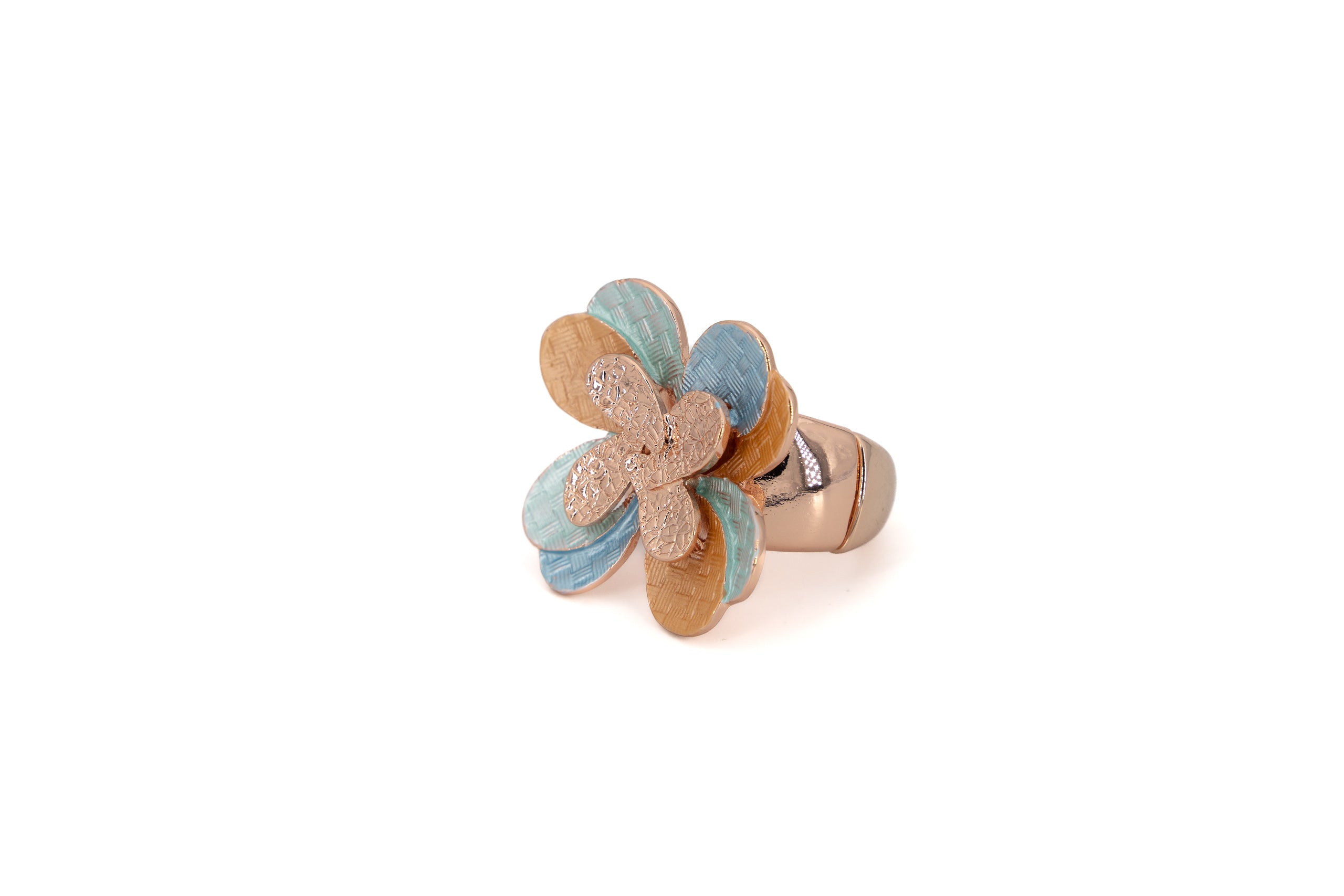 Double flower ring