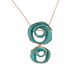 Collana lunga spirali