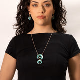 Collana lunga spirali