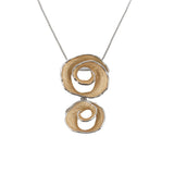Collana lunga spirali