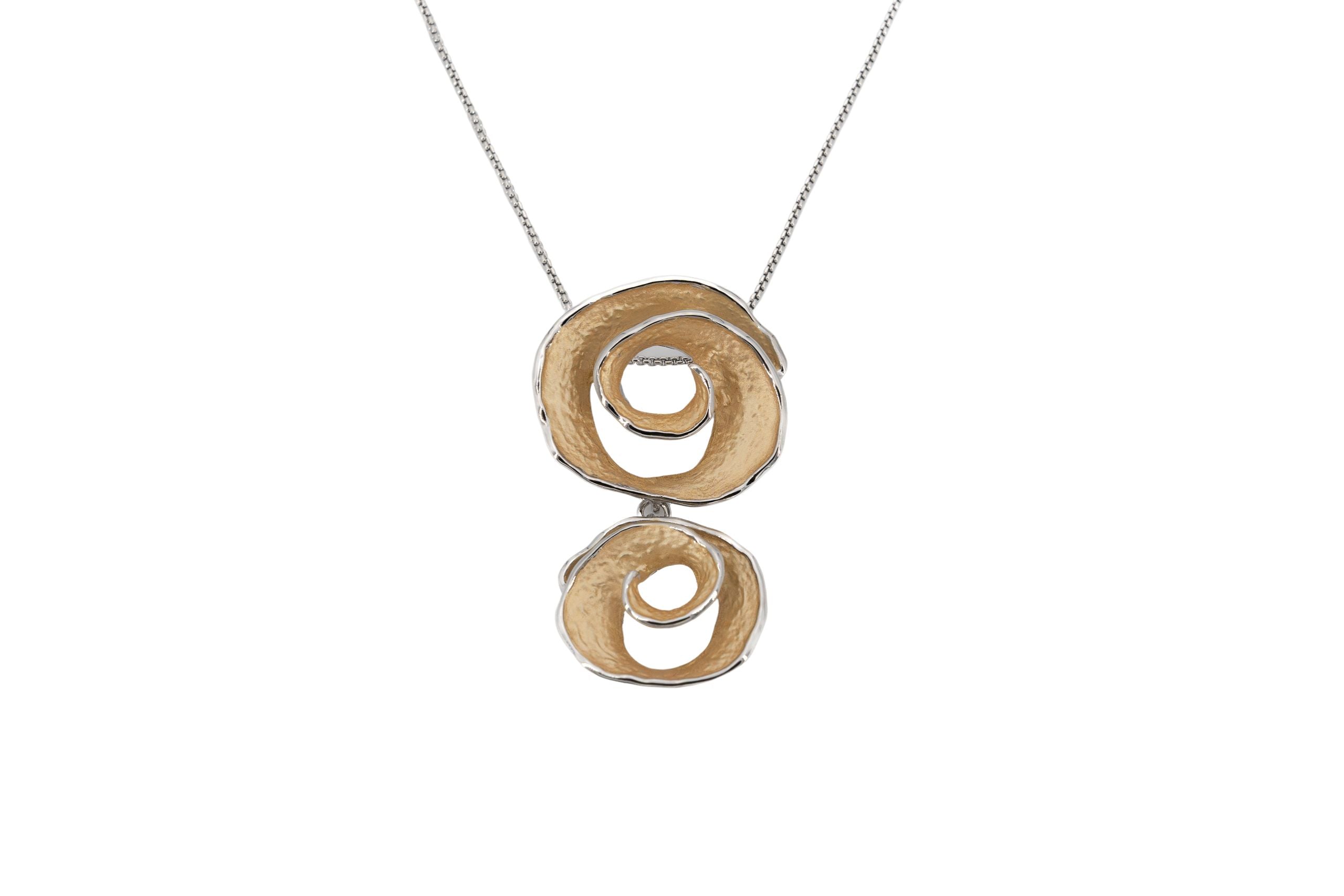 Collana lunga spirali
