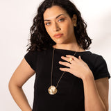 Collana lunga tondo fessura