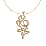 Collana serpentina intrecciata