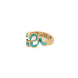 Anello serpentina intrecciata