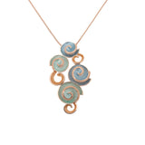 Collana lunga chioccioline