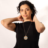 Collana lunga multi fasce