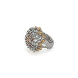 Anello pallina fiorellini