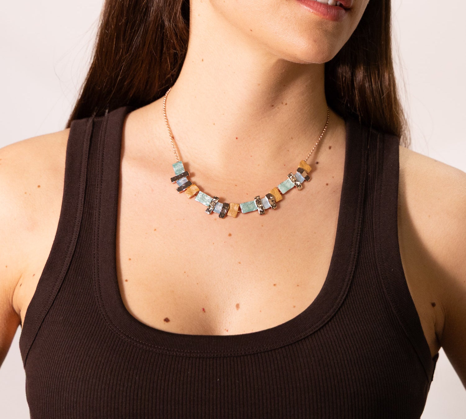 Girocollo multi barrette