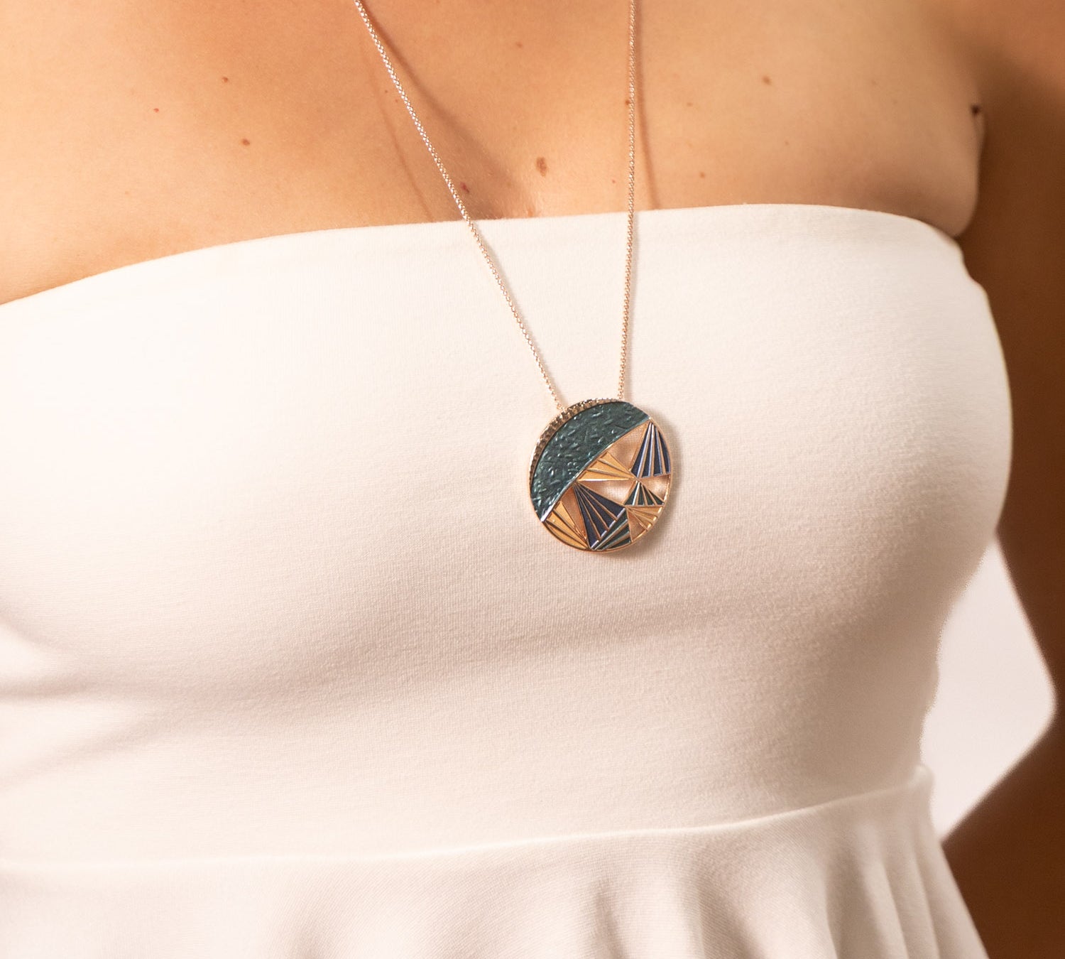 Collana lunga déco