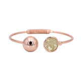 Bracciale piattino pallina