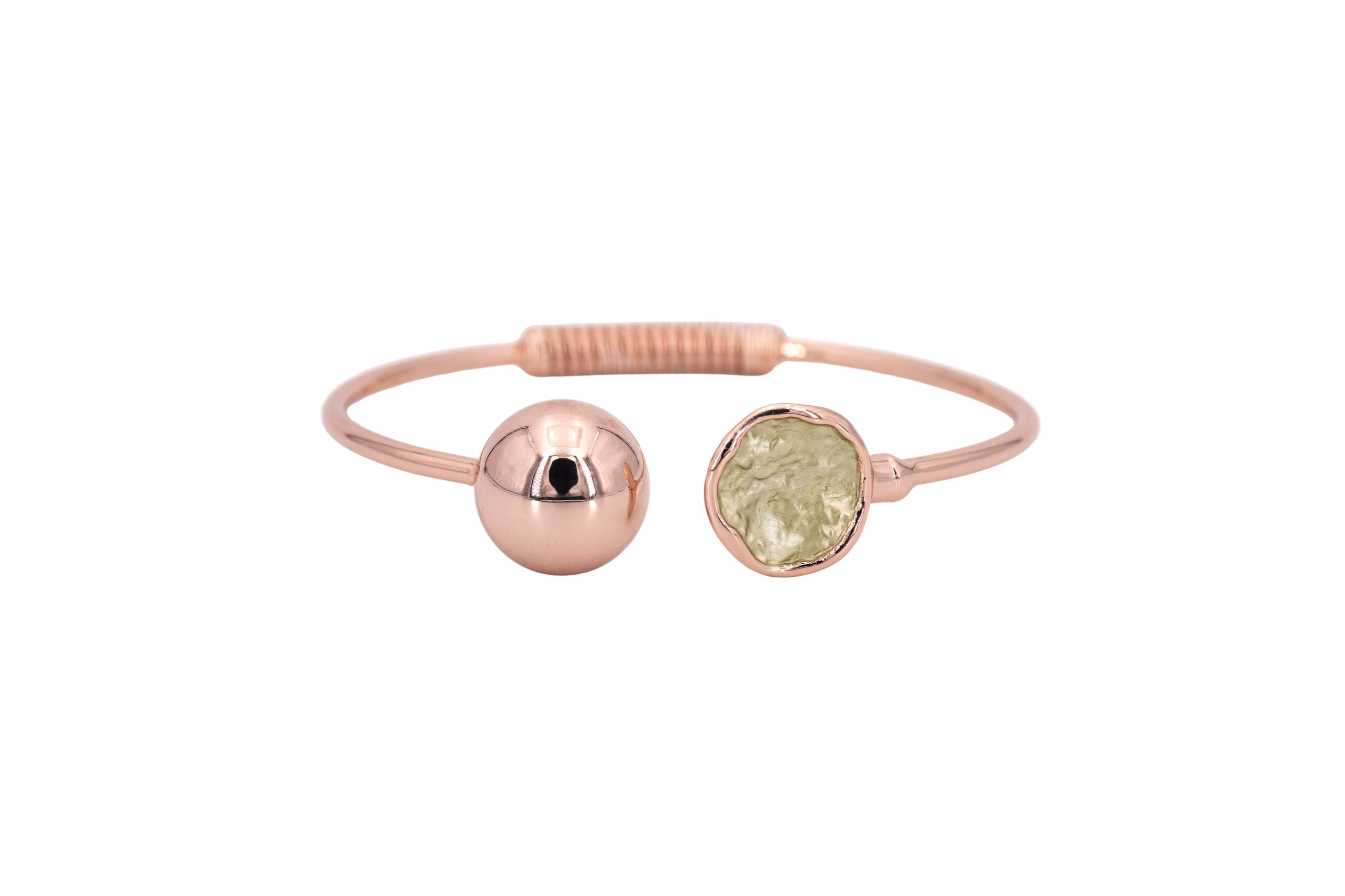 Bracciale piattino pallina