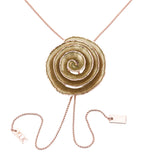 Collana lunga chiocciola