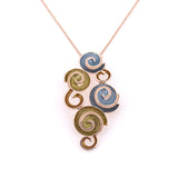 Collana lunga chioccioline