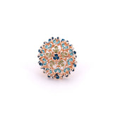 Anello pallina fiorellini