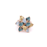 Anello fiore aperto