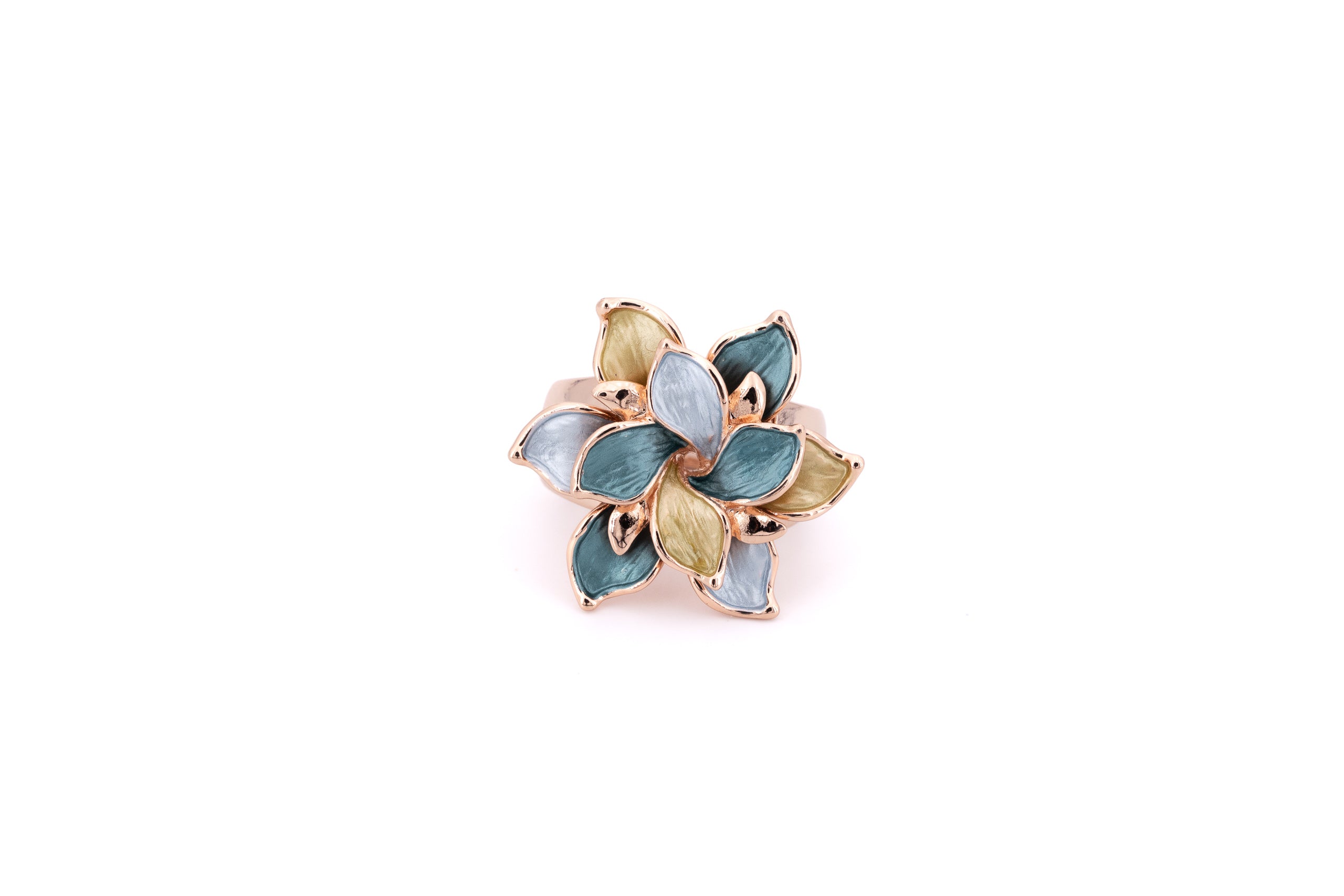 Anello fiore aperto