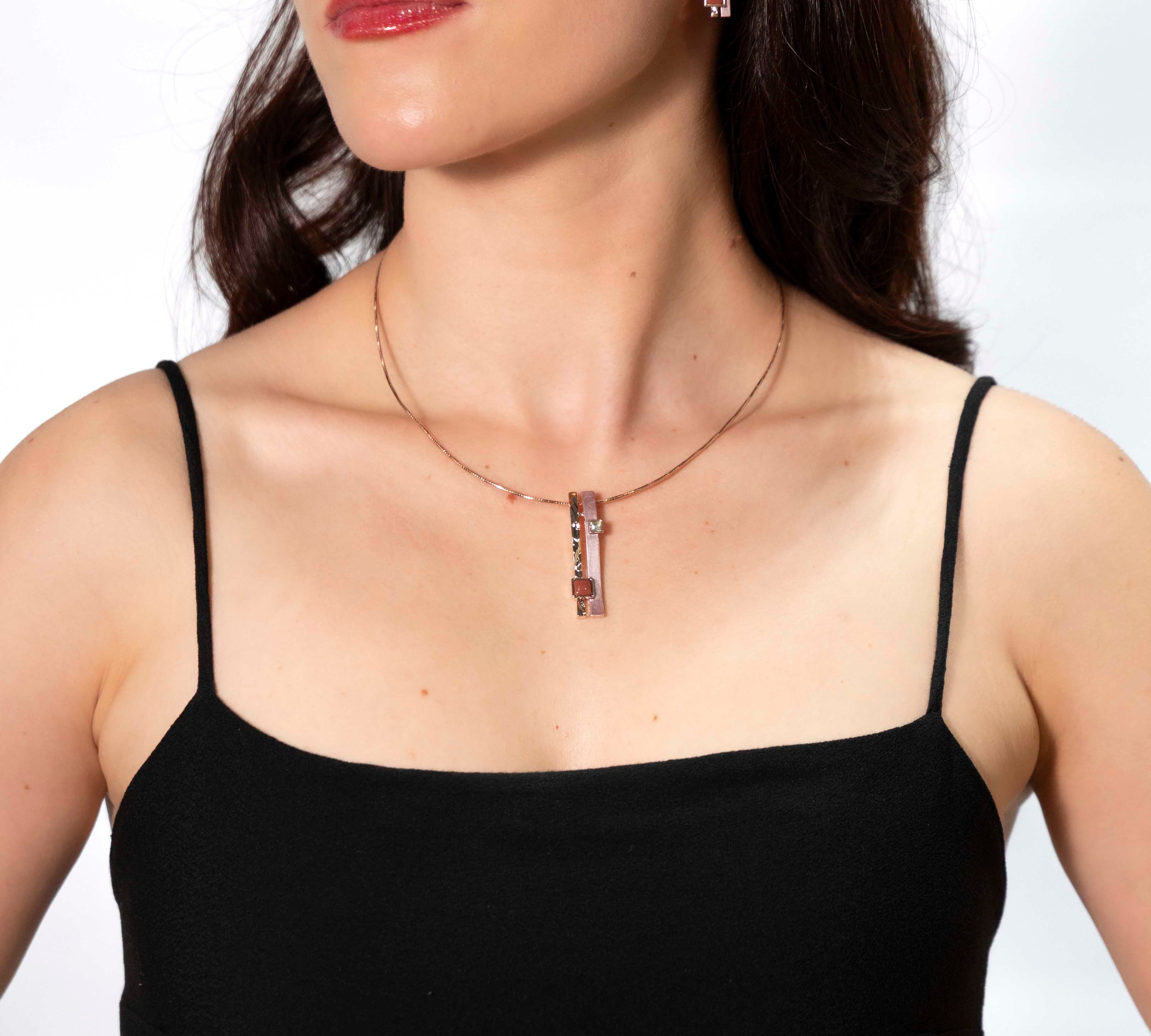 Collana doppia barretta