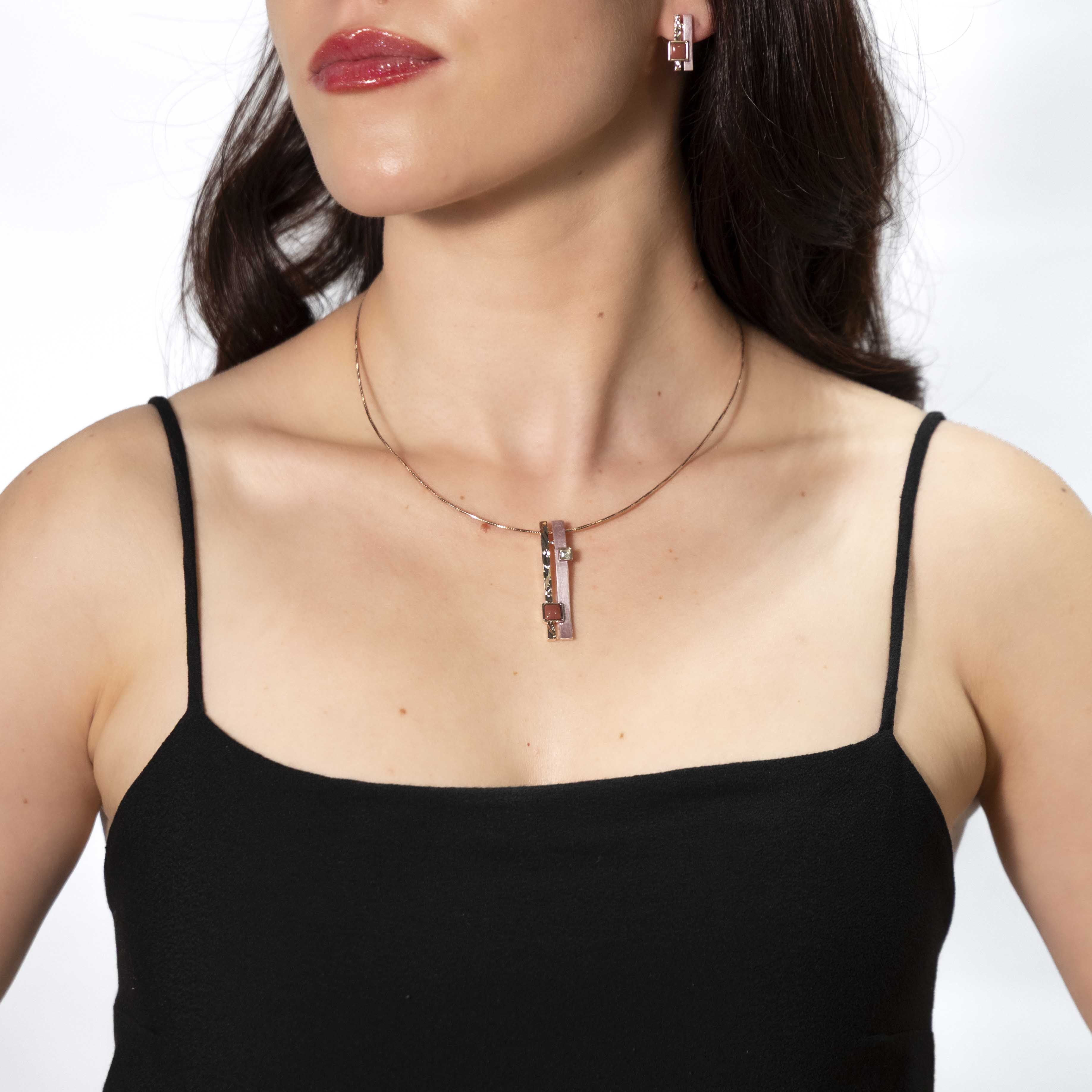 Collana doppia barretta