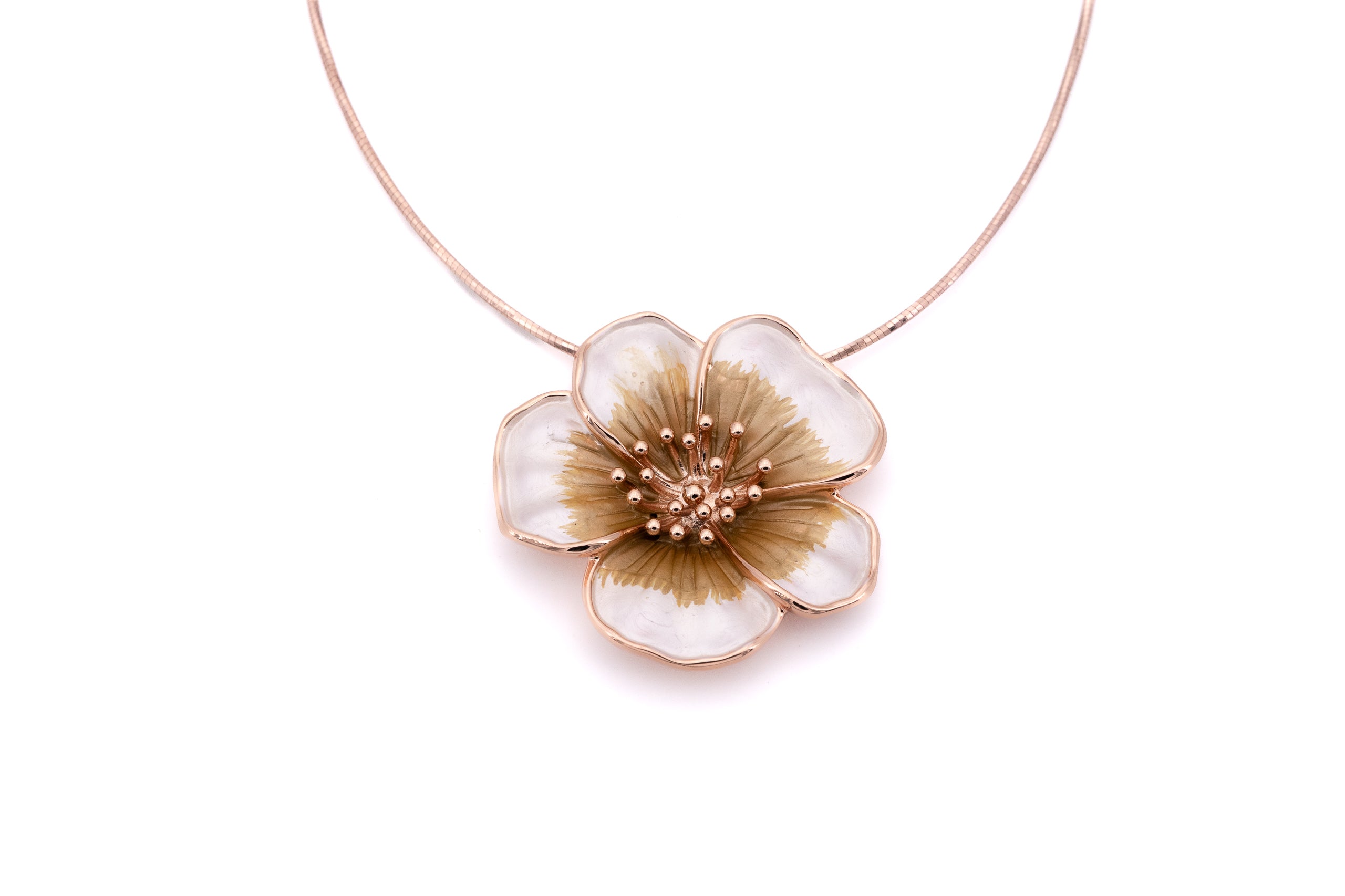 Collana fiore antera