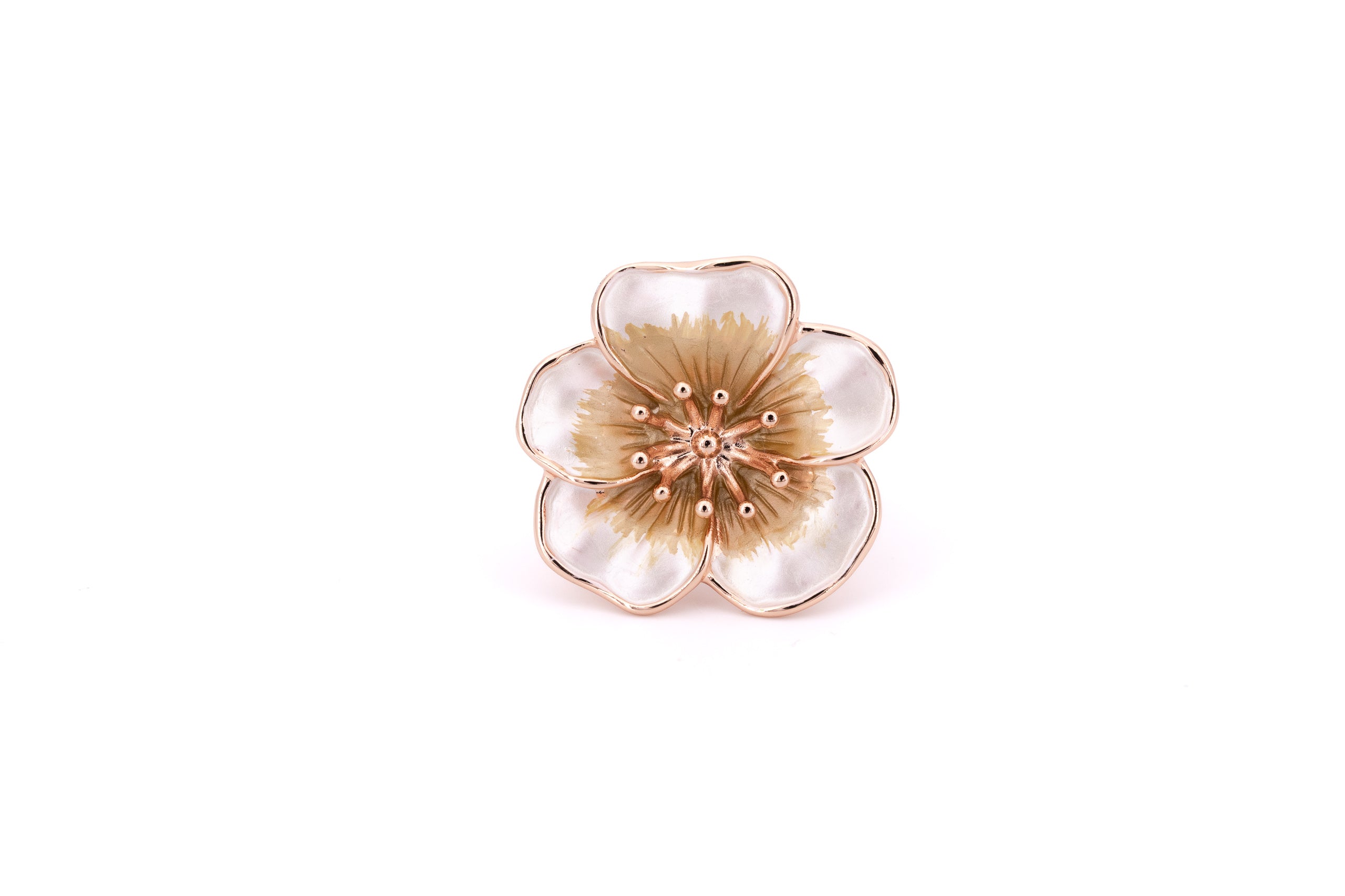 Anello fiore antera
