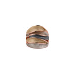 Anello fascia ondulata