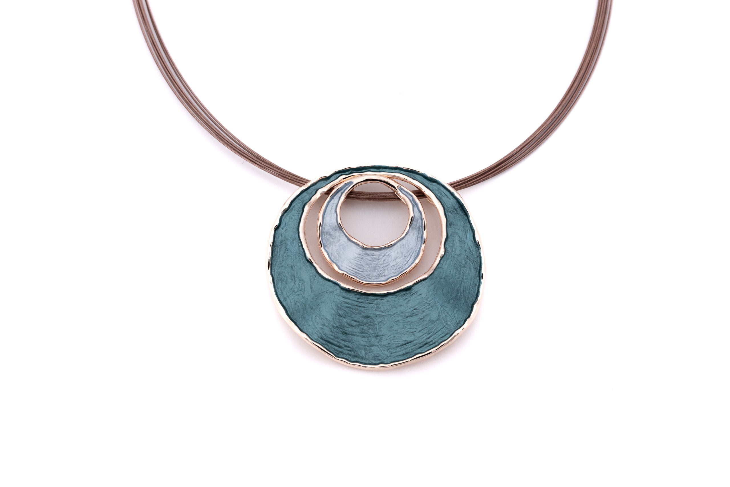 Collana doppio cerchio