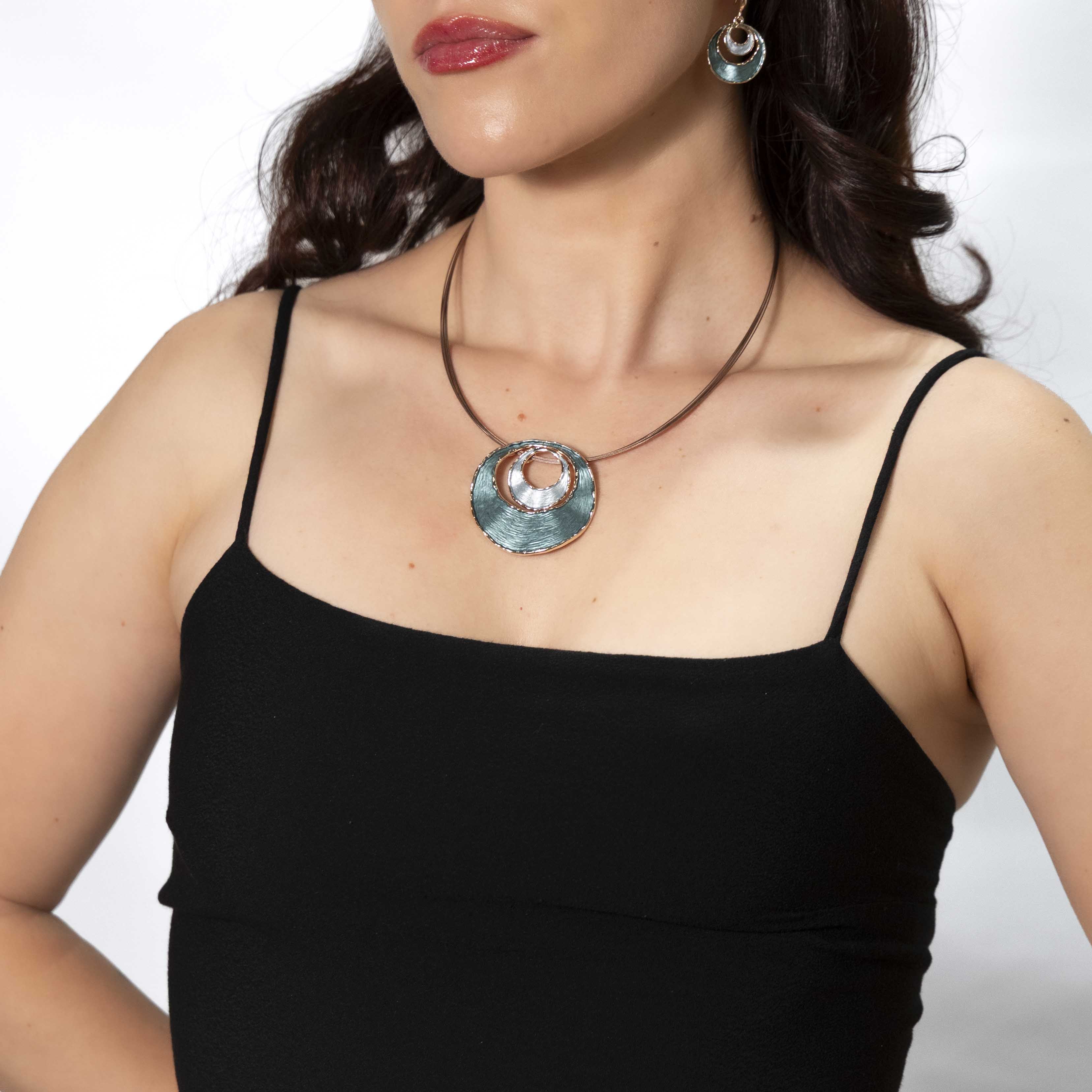 Collana doppio cerchio