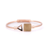 Bracciale quadratino triangolino