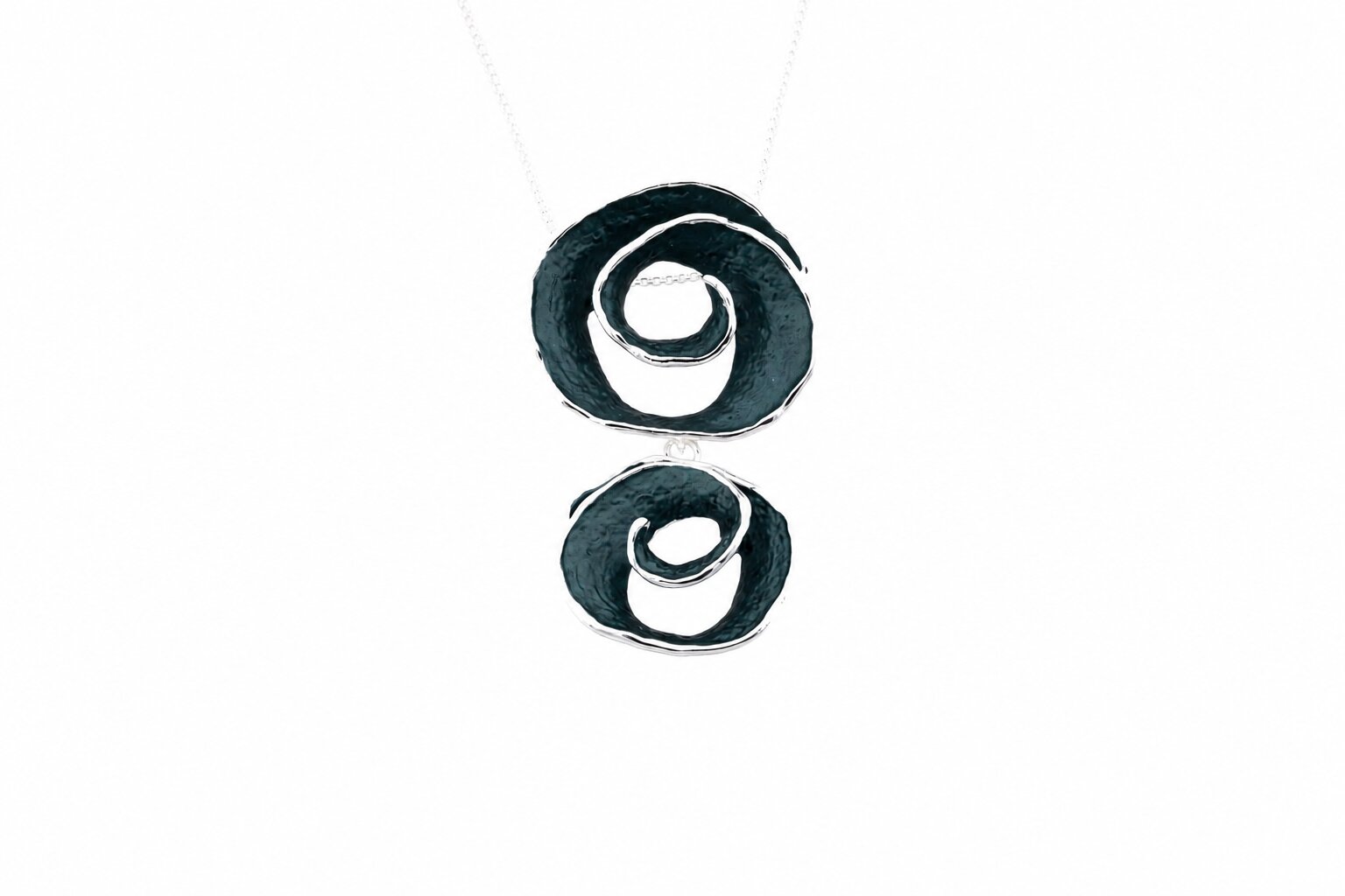 Collana lunga spirali