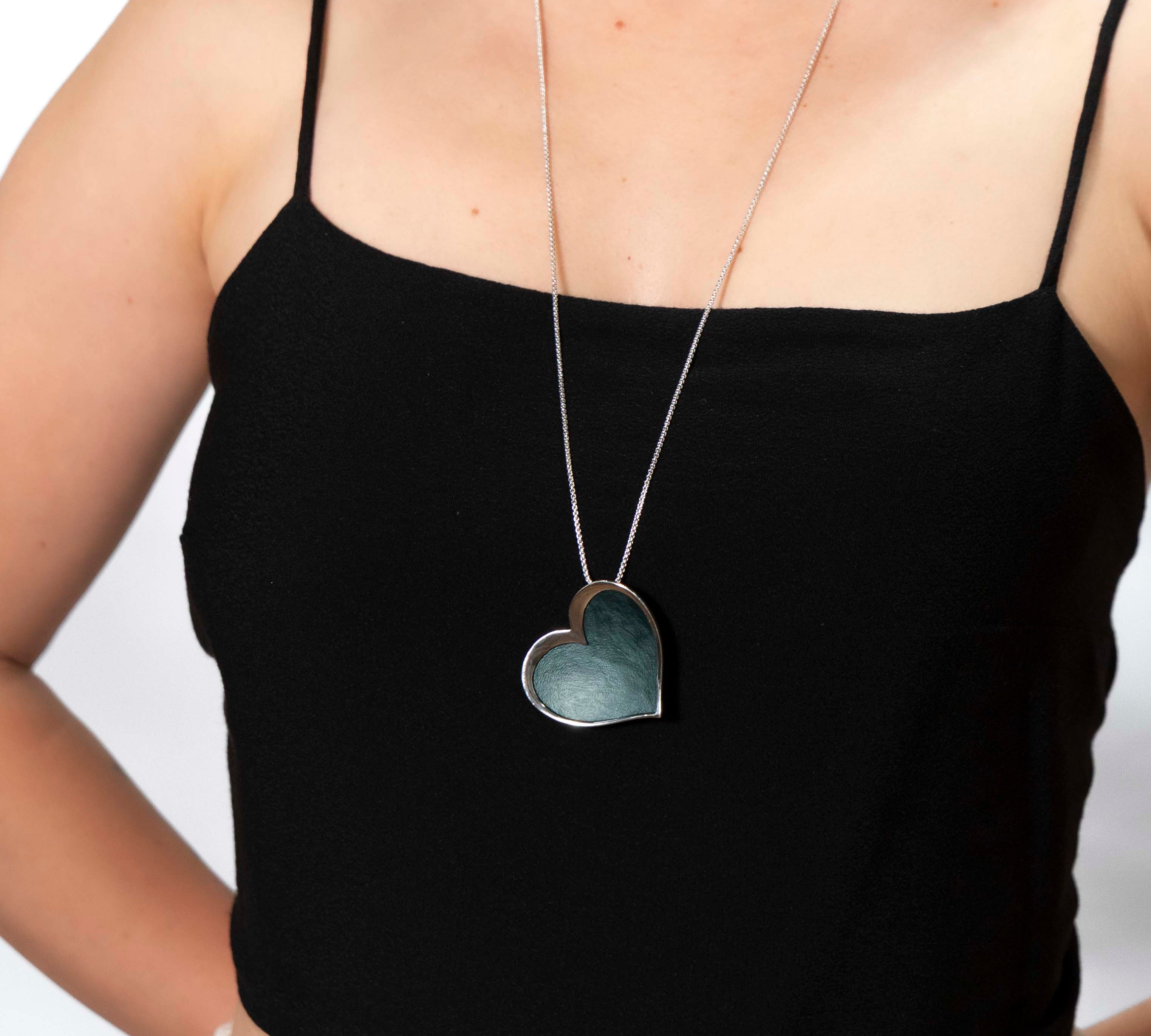 Collana lunga cuore
