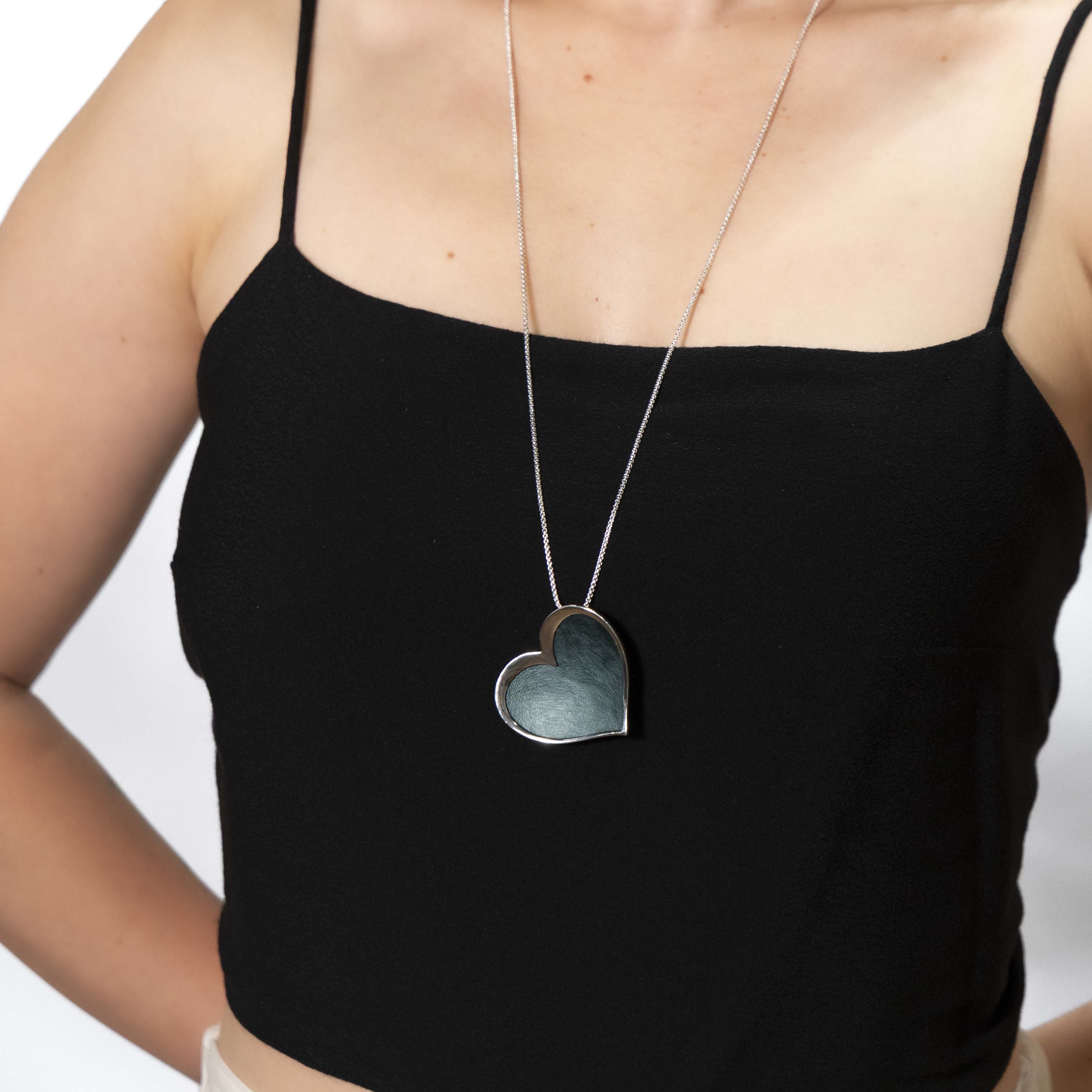 Collana lunga cuore