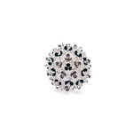 Anello pallina fiorellini