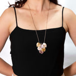 Collana lunga foglie