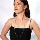 Collana lunga petalini
