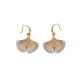 Orecchini oro ginkgo