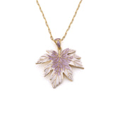 Collana lunga oro acero